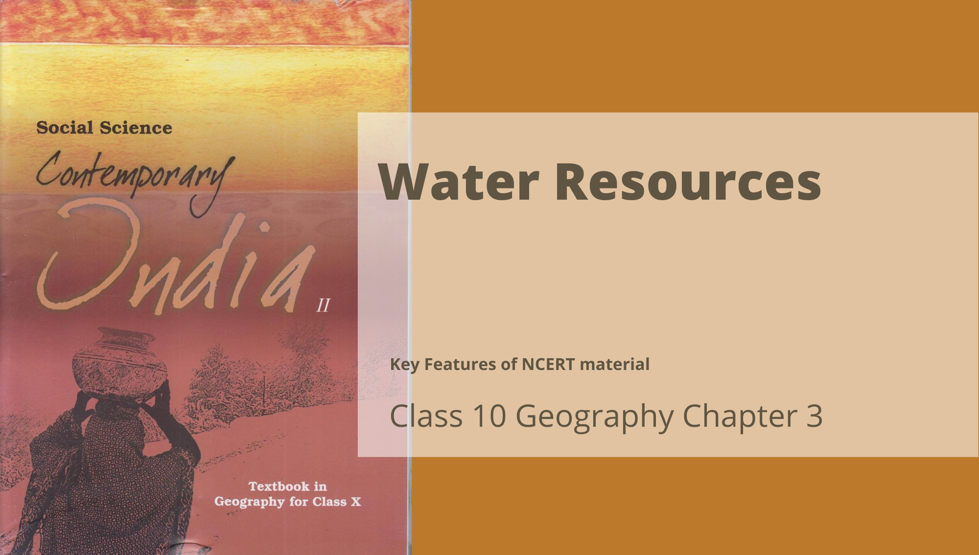 assignment on water resources for class 10