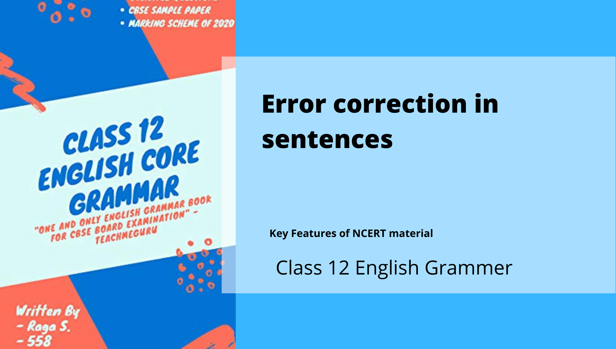 error-correction-in-sentences-class-12-ncert-english-grammer-reeii